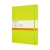 Notes MOLESKINE Classic XL (19x25cm), w linie, twarda oprawa, 192 strony, lemon green