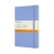Notes MOLESKINE Classic L (13x21 cm) w linie, twarda oprawa, hydrangea blue, 240 stron, niebieski