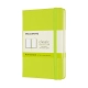 Notes MOLESKINE Classic P (9x14cm), gładki, twarda oprawa, 192 strony, lemon green