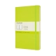 Notes MOLESKINE Classic L (13x21cm), gładki, twarda oprawa, 240 stron, lemon green