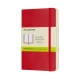 Notes MOLESKINE Classic P (9x14cm) gładki, miękka oprawa, 192 strony, czerwony