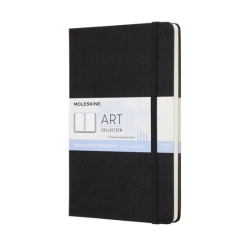 Notes MOLESKINE Art Watercolour L (13x21cm), 72 strony, czarny