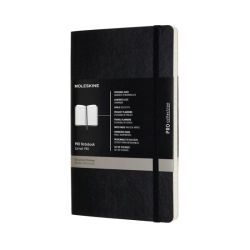 Notes MOLESKINE PROFESSIONAL L (13x21 cm), miękka oprawa, 192 strony, czarny