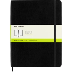 Notes MOLESKINE Classic XL (19x25cm) gładki, miękka oprawa, 192 strony, czarny