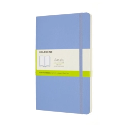 Notes MOLESKINE Classic L (13x21 cm) gładki, miękka oprawa, hydrangea blue, 192 strony, niebieski