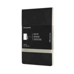 Notes MOLESKINE reporterski PRO PAD L (13x21 cm), 96 stron, czarny