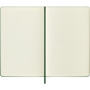 Notes MOLESKINE Classic L (13x21cm) w linie, twarda oprawa, myrtle green, 240 stron, zielony-249002