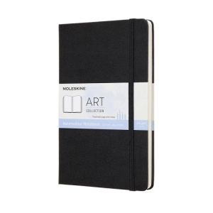 Notes MOLESKINE Art Watercolour L (13x21cm), 72 strony, czarny
