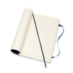 Notes MOLESKINE L (13x21cm) gładki, miękka oprawa, sapphire blue, 192 strony, niebieski-249039
