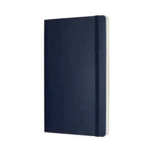 Notes MOLESKINE L (13x21cm) gładki, miękka oprawa, sapphire blue, 192 strony, niebieski-249041