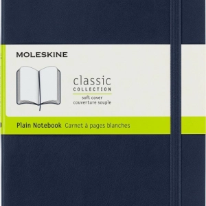 Notes MOLESKINE L (13x21cm) gładki, miękka oprawa, sapphire blue, 192 strony, niebieski-249045