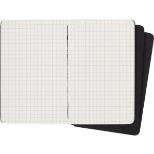 Zestaw 3 Zeszytów MOLESKINE Cahier Journals P (9x14cm) w kratkę, 64 strony, czarny-249070