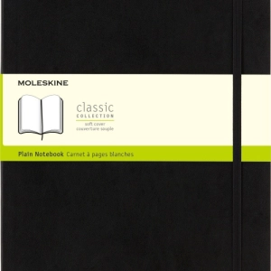 Notes MOLESKINE Classic XXL (21,6x27,9 cm) gładki, miękka oprawa, 192 strony, czarny-249082