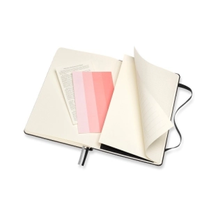 Notes MOLESKINE L (13x21cm) Art Bullet w kropki, twarda oprawa, 160 stron, czarny-249090