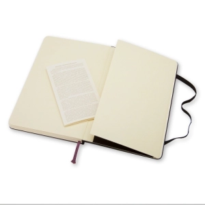 Notes MOLESKINE Classic L (13x21cm) gładki, twarda oprawa, 240 stron, czarny-249117