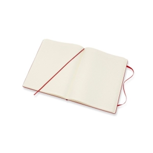 Notes MOLESKINE Classic XL (19x25 cm) w linie, twarda oprawa, 192 strony, czerwony-249125
