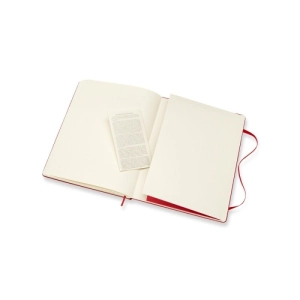 Notes MOLESKINE Classic XL (19x25 cm) w linie, twarda oprawa, 192 strony, czerwony-249126