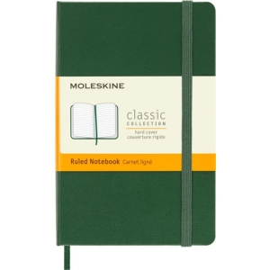 Notes MOLESKINE Classic P (9x14 cm) w linie, twarda oprawa, myrtle green, 192 strony, zielony-249132