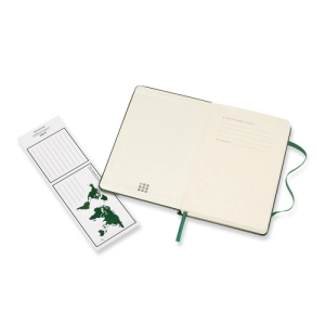Notes MOLESKINE Classic P (9x14 cm) w linie, twarda oprawa, myrtle green, 192 strony, zielony-249133