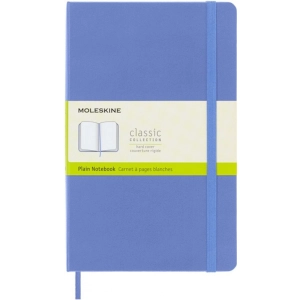 Notes MOLESKINE Classic L (13x21 cm) gładki, twarda oprawa, hydrangea blue, 240 stron, niebieski-249141