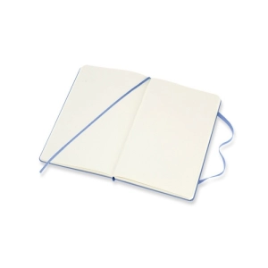 Notes MOLESKINE Classic L (13x21 cm) gładki, twarda oprawa, hydrangea blue, 240 stron, niebieski-249147