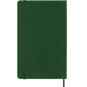 Notes MOLESKINE Classic L (13x21cm) w kropki, twarda oprawa, myrtle green, 240 stron, zielony-249157