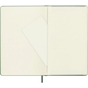 Notes MOLESKINE Classic L (13x21cm) w kropki, twarda oprawa, myrtle green, 240 stron, zielony-249159