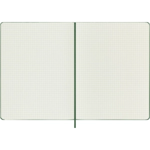 Notes MOLESKINE Classic XL (19x25cm) w kratkę, twarda oprawa, myrtle green, 192 strony, zielony-249170