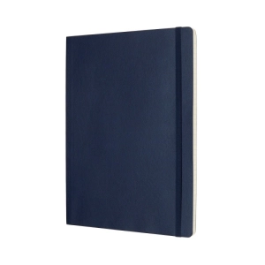 Notes MOLESKINE XL (19x25cm) w linie, miękka oprawa, sapphire blue, 192 strony, niebieski-249191