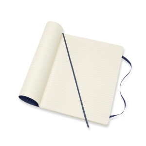 Notes MOLESKINE XL (19x25cm) w linie, miękka oprawa, sapphire blue, 192 strony, niebieski-249200