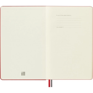 Notes MOLESKINE Classic L (13x21 cm) gładki, twarda oprawa, scarlet red, 400 stron, czerwony-249215