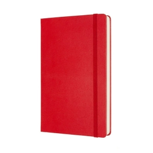 Notes MOLESKINE Classic L (13x21 cm) gładki, twarda oprawa, scarlet red, 400 stron, czerwony-249219