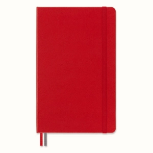 Notes MOLESKINE Classic L (13x21 cm) gładki, twarda oprawa, scarlet red, 400 stron, czerwony-249221