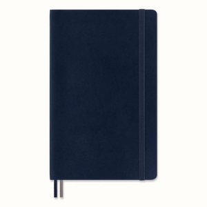 Notes MOLESKINE Classic L (13x21 cm) w linie, miękka oprawa, sapphire blue, 400 stron, niebieski-249230