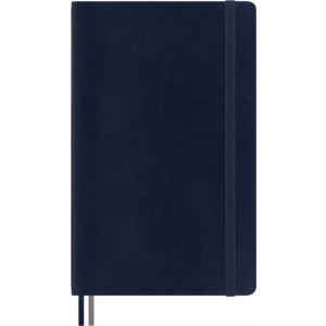 Notes MOLESKINE Classic L (13x21 cm) w linie, miękka oprawa, sapphire blue, 400 stron, niebieski-249232