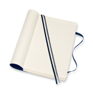 Notes MOLESKINE Classic L (13x21 cm) w linie, miękka oprawa, sapphire blue, 400 stron, niebieski-249234