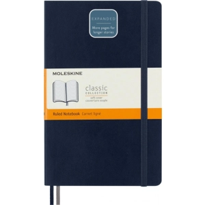 Notes MOLESKINE Classic L (13x21 cm) w linie, miękka oprawa, sapphire blue, 400 stron, niebieski-249235