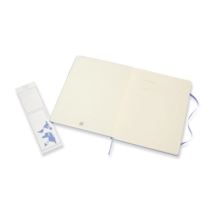 Notes MOLESKINE Classic XL (19x25 cm) w linie, twarda oprawa, hydrangea blue, 192 strony, niebieski-249243