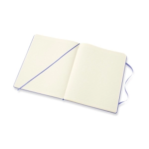 Notes MOLESKINE Classic XL (19x25 cm) w linie, twarda oprawa, hydrangea blue, 192 strony, niebieski-249246