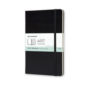Notes MOLESKINE music L 13x21cmw pięciolinie twarda oprawa 192 str czarny