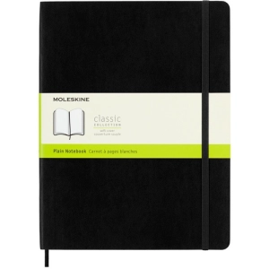 Notes MOLESKINE Classic XL (19x25cm) gładki, miękka oprawa, 192 strony, czarny
