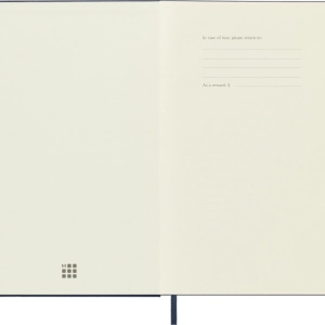 Notes MOLESKINE Classic L (13x21 cm) w kropki, twarda oprawa, sapphire blue, 240 stron, niebieski-249323