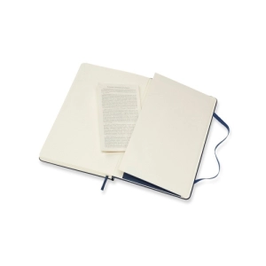 Notes MOLESKINE Classic L (13x21 cm) w kropki, twarda oprawa, sapphire blue, 240 stron, niebieski-249326