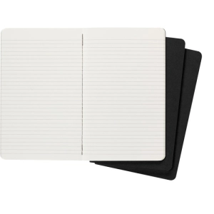 Zestaw 3 Zeszytów MOLESKINE Cahier Journals L (13x21cm) w linie, 80 stron, czarny-249337
