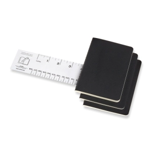 Zestaw 3 Zeszytów MOLESKINE Cahier Journals P (9x14cm) w kropki, 64 strony, czarny-249346