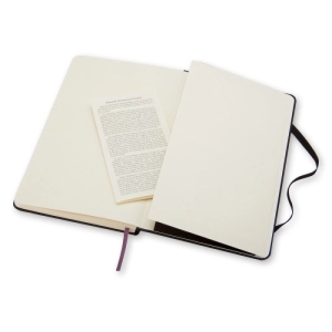 Notes MOLESKINE Classic L (13x21cm) w linie, twarda oprawa, 240 stron, czarny-249374