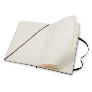 Notes MOLESKINE Classic P (9x14cm) w kratkę, twarda oprawa, 192 strony, czarny-249390