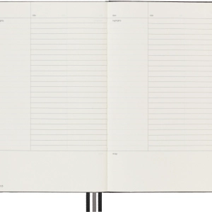 Notes MOLESKINE PRO Project Planner L (13x21 cm) twarda oprawa, czarny-249414