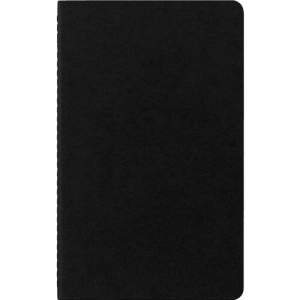 Zestaw 3 Zeszytów MOLESKINE Cahier Journals L (13x21cm) gładki, 80 stron, czarny-249430