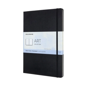 Notes MOLESKINE Art Watercolour A4 (21x29,7cm), 60 stron, czarny